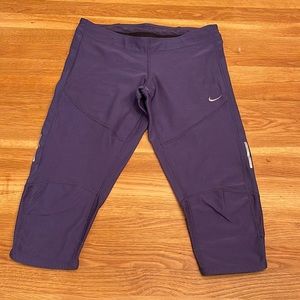 Nike Dri-fit Purple Leggings - Small